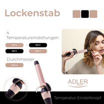 ADLER AD 2116 Curling Iron - 19 mm - Temperature Control – image 32