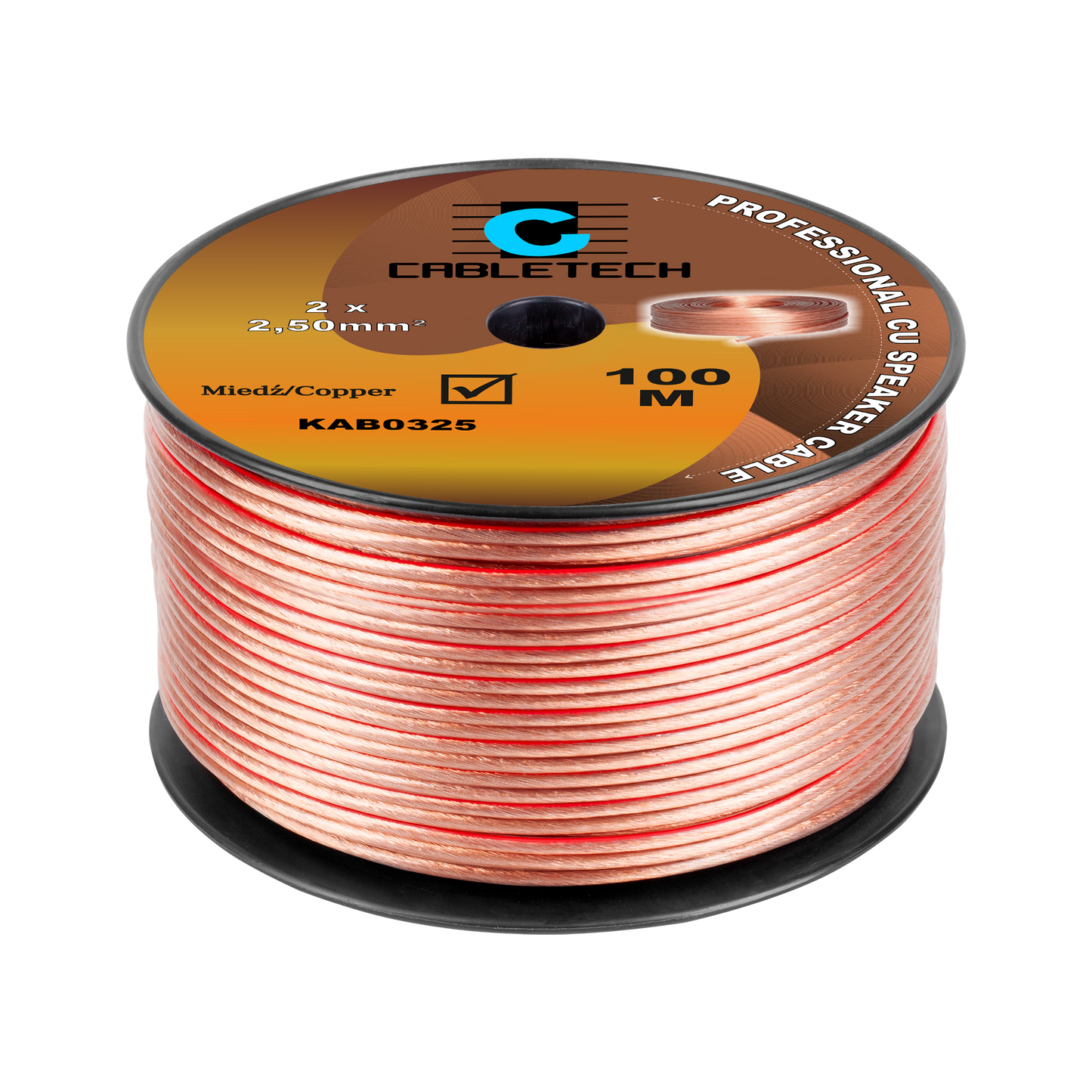 Cabletech Speaker Cables – 2.5 mm speaker cable