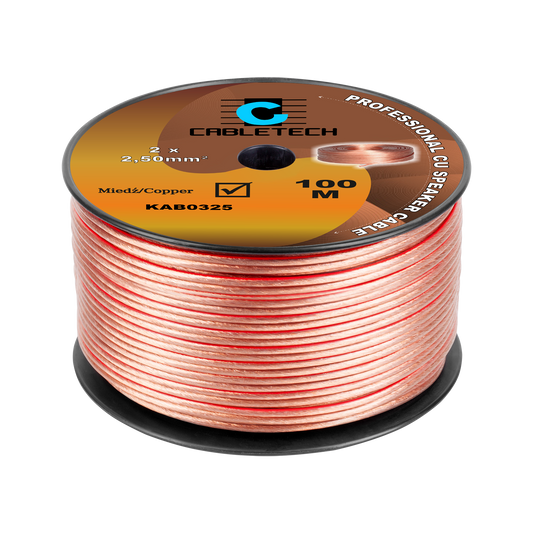 Cabletech Speaker Cables – 2.5 mm speaker cable