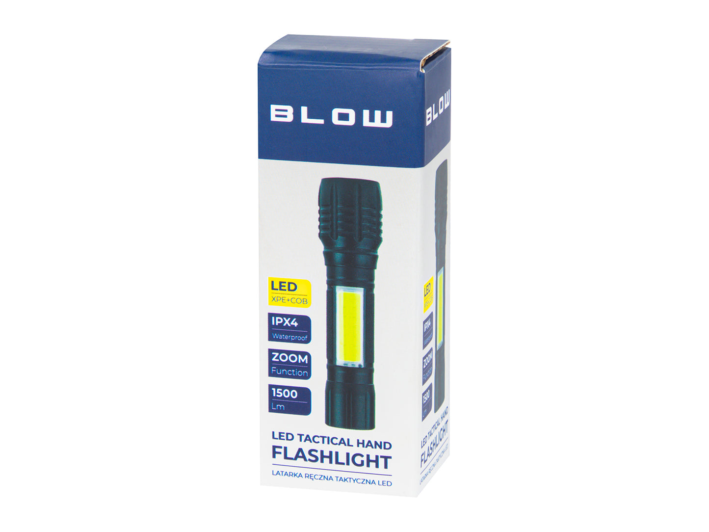 Blow Flashlights, hand lamps, headlamps – 71-353# Tactical LED aluminum hand flashlight – image 4