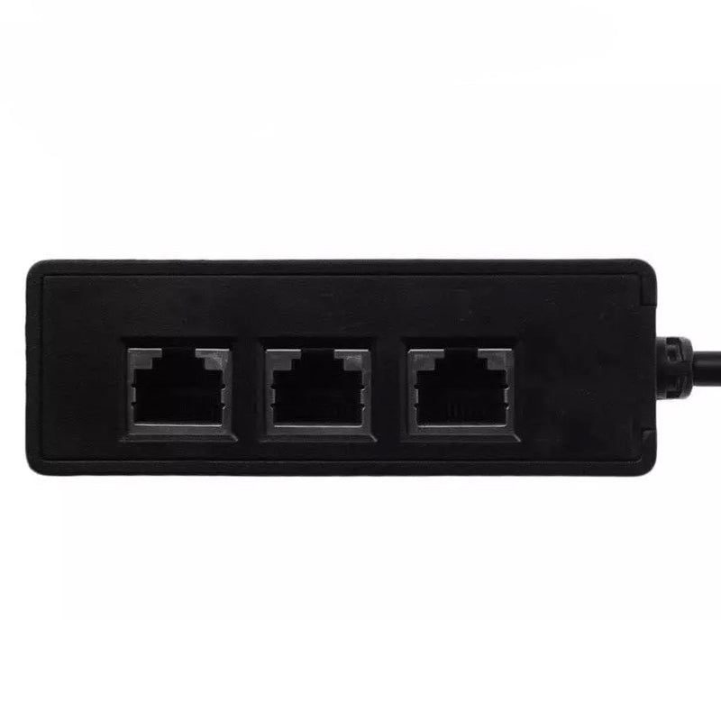 RTO 100 Mbps LAN RJ45 Splitter Adapter, 3xRJ45, FTP - E397 – image 2