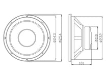 Blow Car Speakers – 30-553# Blow B-250 Speaker 8 ohms – image 2