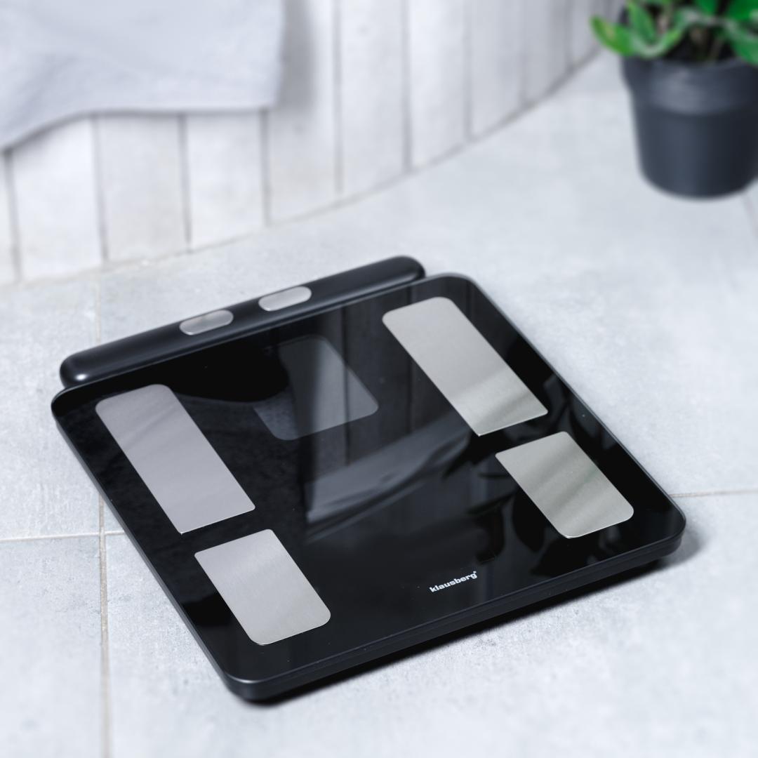 Klausberg Bathroom scale with handle, electronic, precise body composition analysis, black, Klausberg, KB-7856 – image 10
