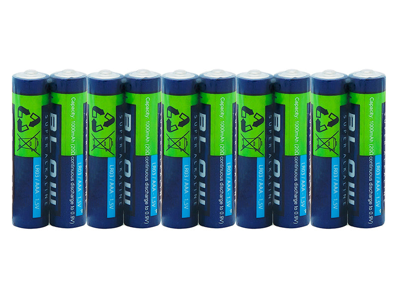 Blow Alkaline, coin-cell – 82-492# Blow Super Alkaline AAA LR3 Batteries, 10-Pack