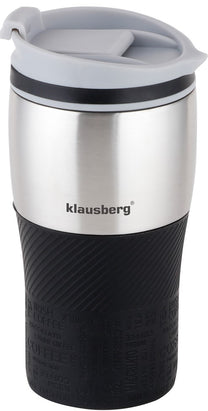 Klausberg Thermal mugs, thermoses and – Insulated mug, black, 320 ml, Klausberg