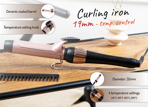 ADLER AD 2116 Curling Iron - 19 mm - Temperature Control – image 46