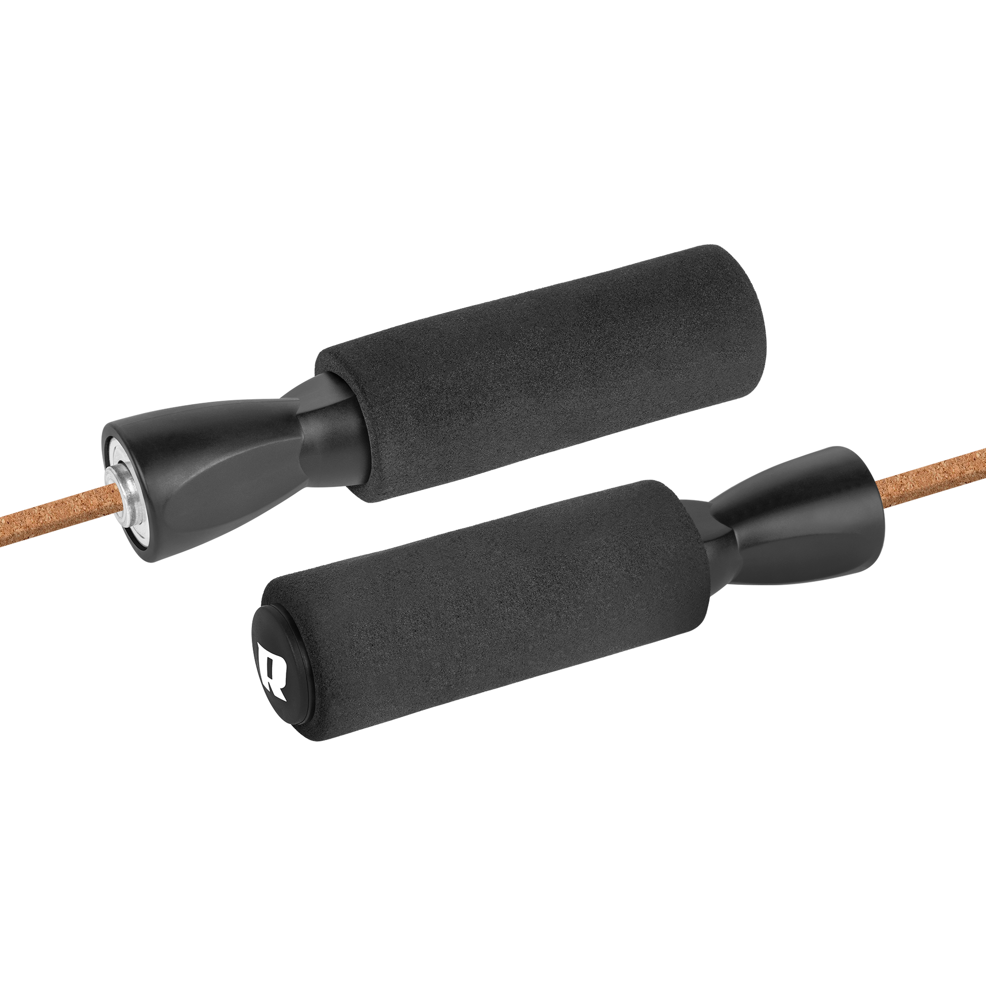 Rebel Leather boxing jump rope with foam handle and metal bearing, 280 cm, adjustable, REBEL ACTIVE – image 3