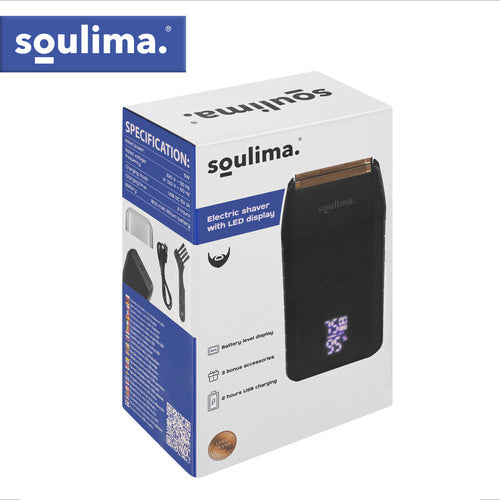 SOULIMA The remaining – Soulima Beard Trimmer with LED Display – image 2
