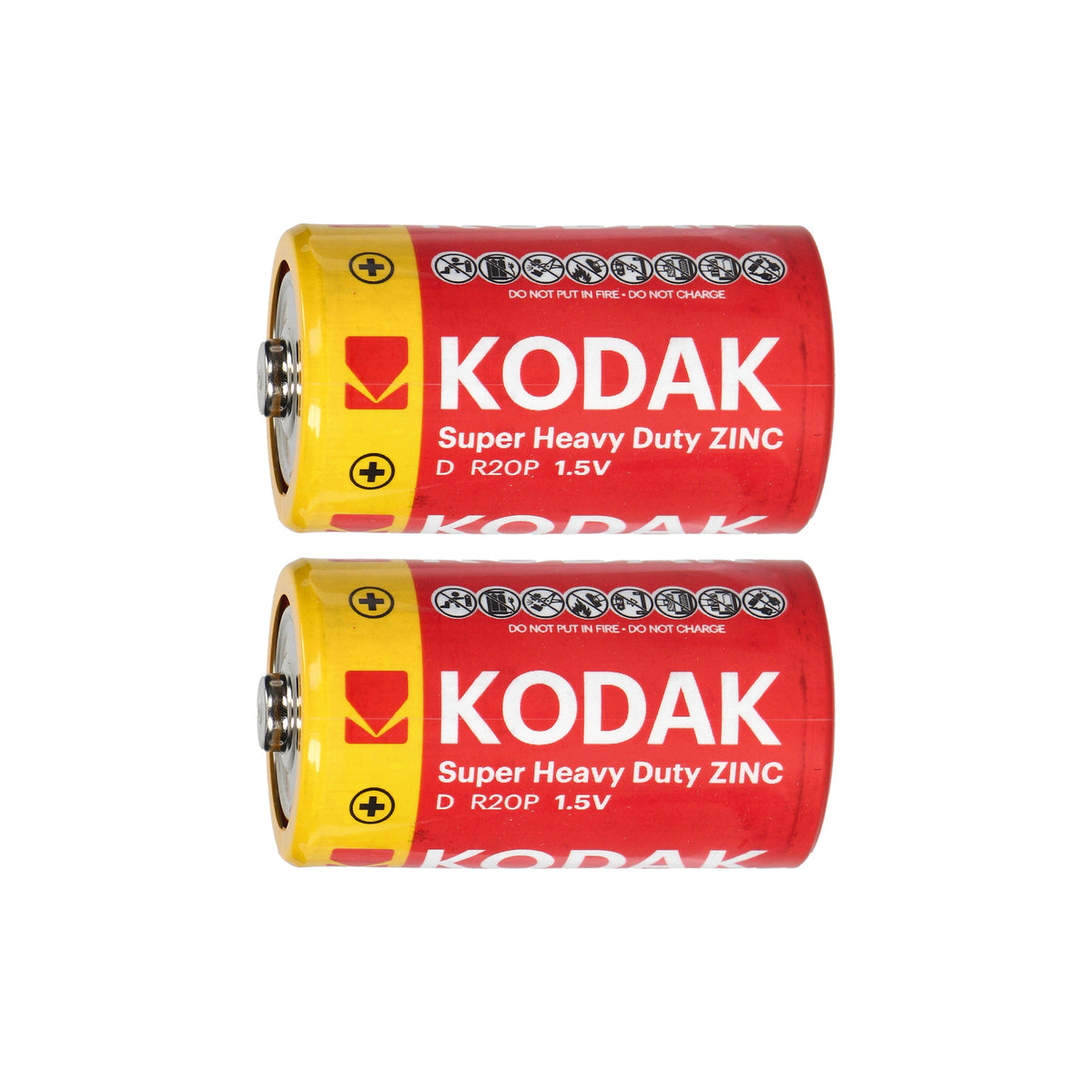 Orno Alkaline – Kodak ZINC Super Heavy Duty D LR20 Batteries, 2-pack