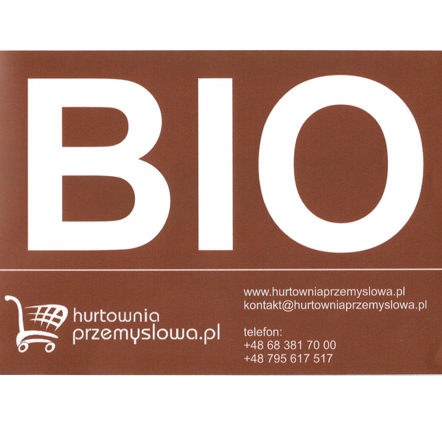 GSG24 BIO sticker on basket bin bucket container for biowaste food waste