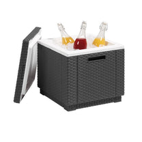 Keter Travel refrigerators and – Keter Allibert Ice Cube Garden Cooler, Graphite – image 2