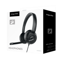 Over-ear – Kruger&amp;Matz P3 Computer Headset with Microphone (USB) - Carlat