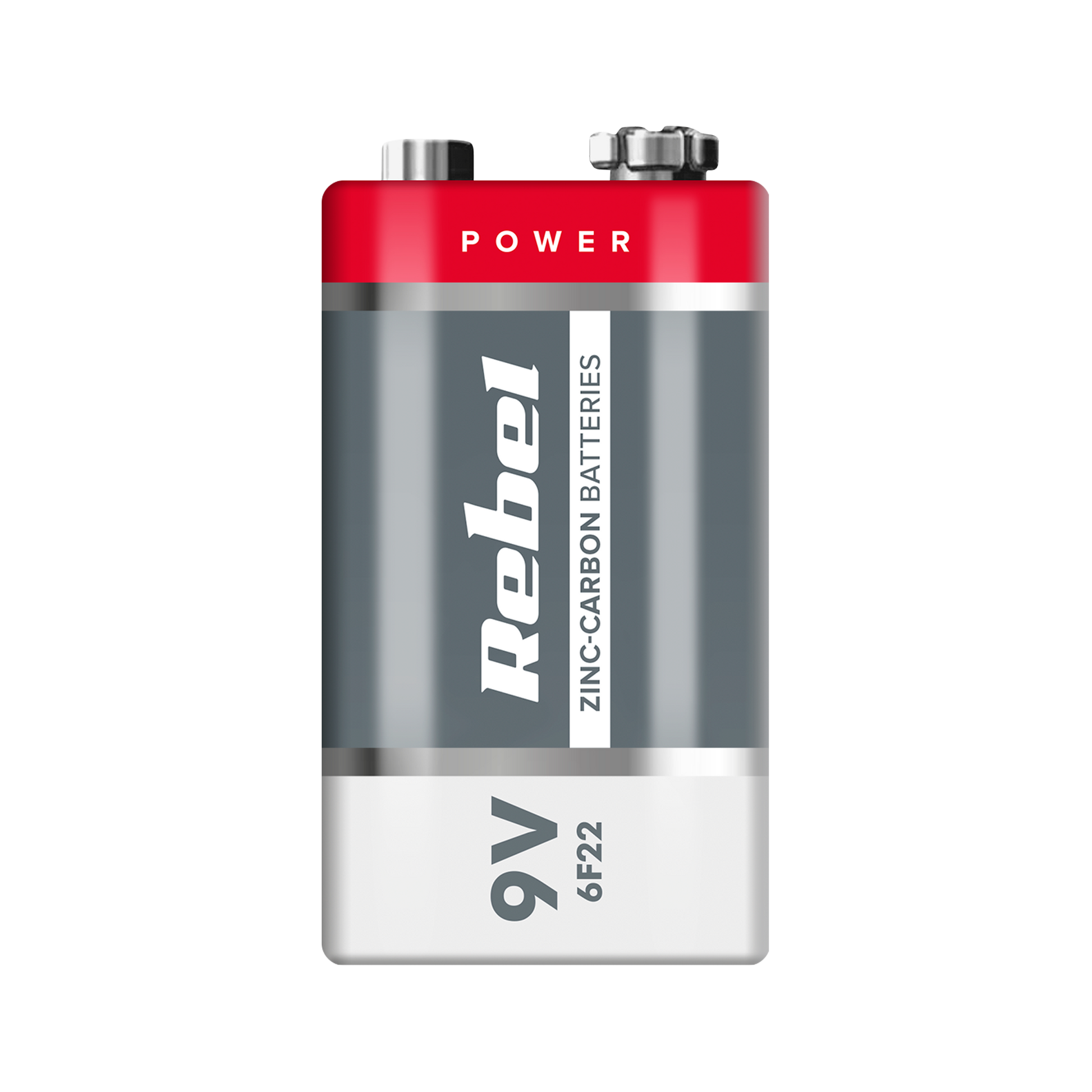 Rebel Alkaline, coin-cell, and zinc-carbon – REBEL 6F22 Zinc-Carbon Batteries (Blister Pack) – image 2