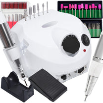 RTO Nail Drill for Manicure, Pedicure, Gel, and Hybrid Nails, 65W High-Power + Bit Set - UR188