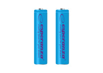 Esperanza EZA101B Esperanza Ni-MH AAA Rechargeable Batteries, 1000 mAh, 2-Pack, Blue