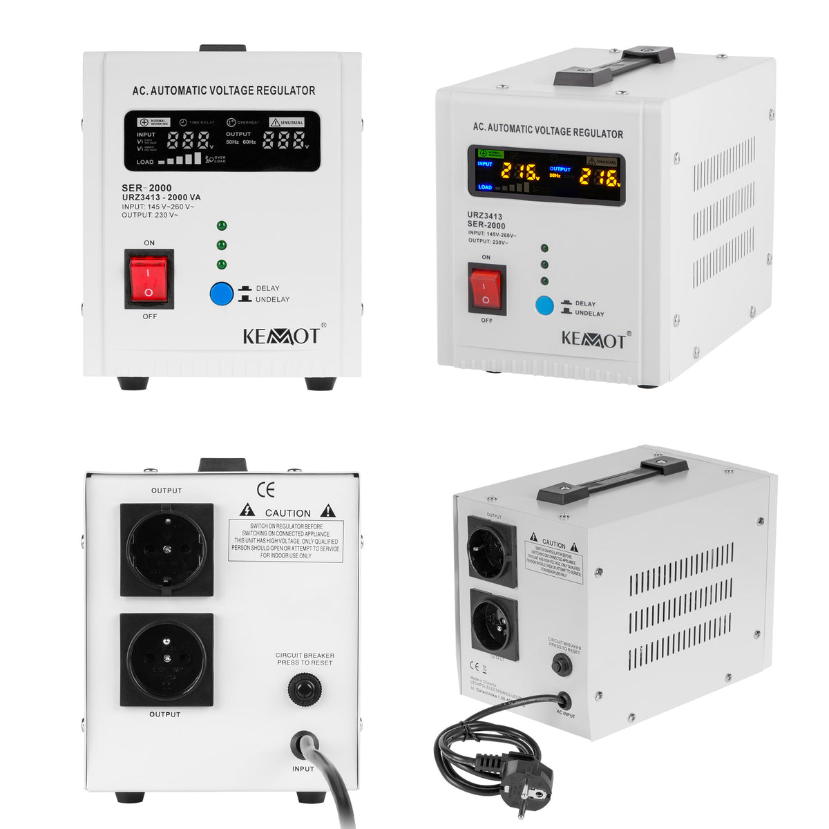 Kemot Voltage Stabilizers – KEMOT SER-2000 Automatic Voltage Stabilizer – image 9