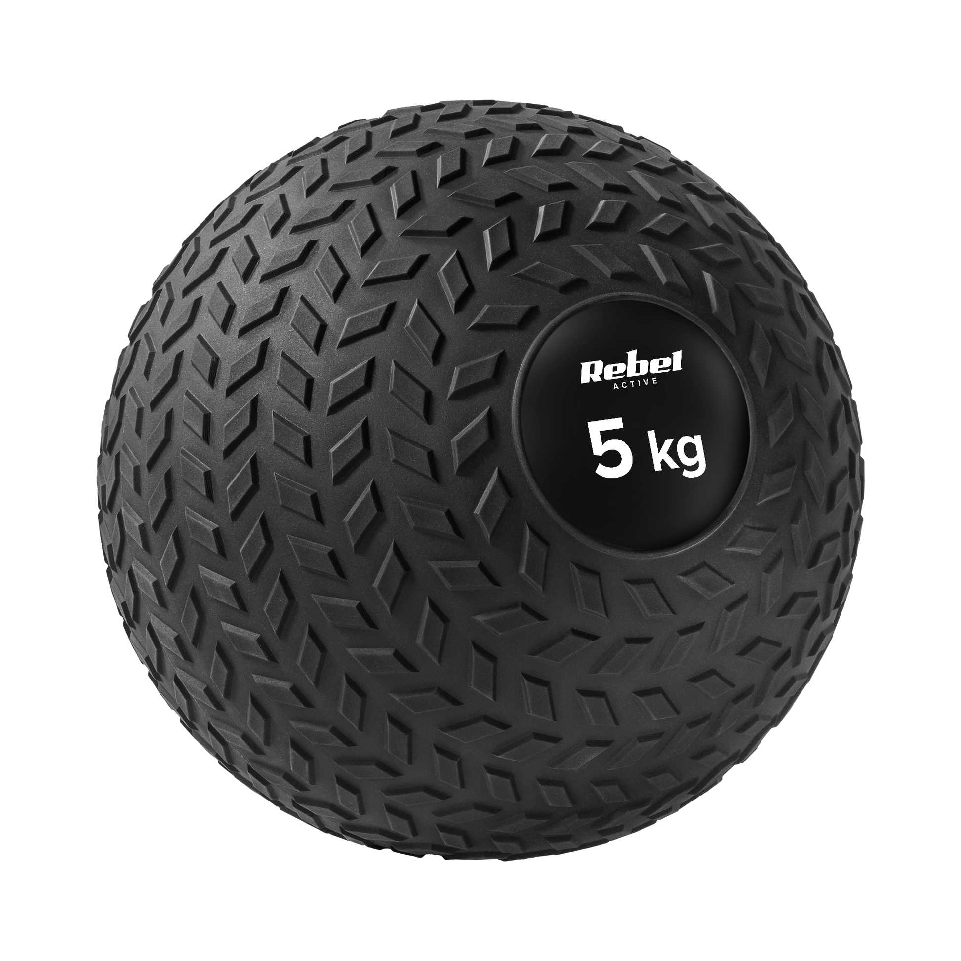 Small Slam Ball for Rehabilitation Exercises, 23 cm, 15 kg, REBEL ACTIVE Rebel