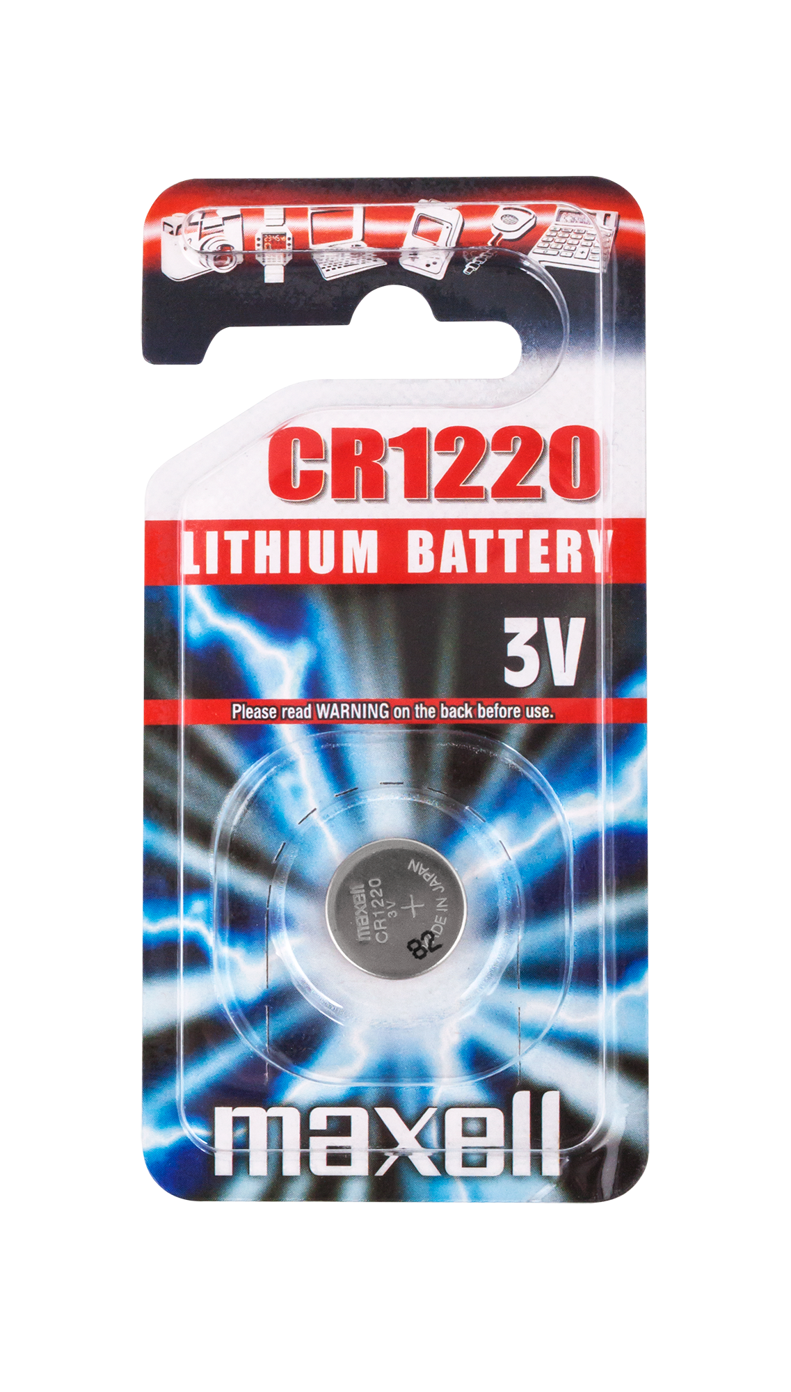 MAXELL Alkaline, coin-cell, and zinc-carbon batteries – Maxell CR1220 Battery