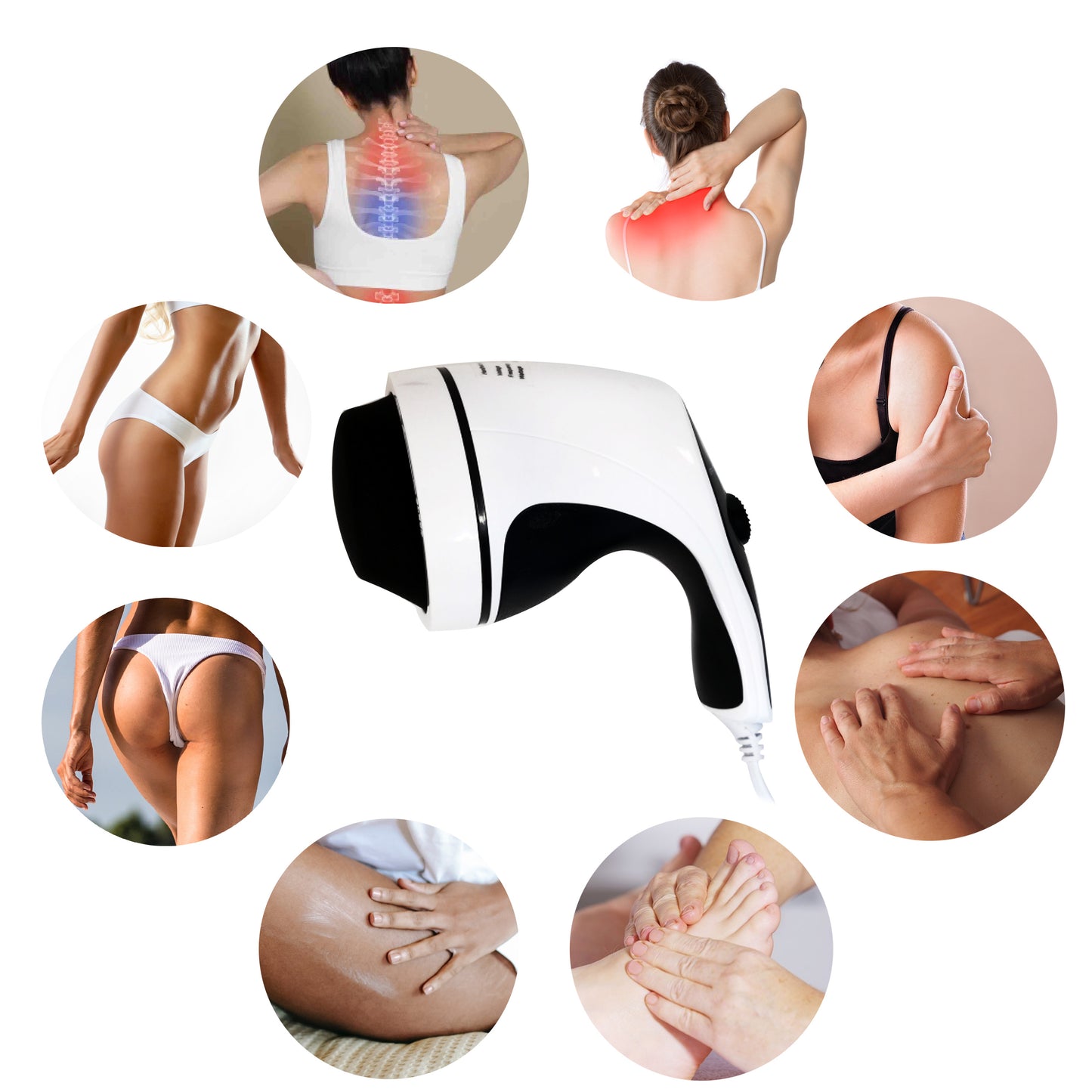 RTO 9-in-1 Anti-Cellulite Body Massager for Slimming, Cellulite Reduction, and Firming – image 3