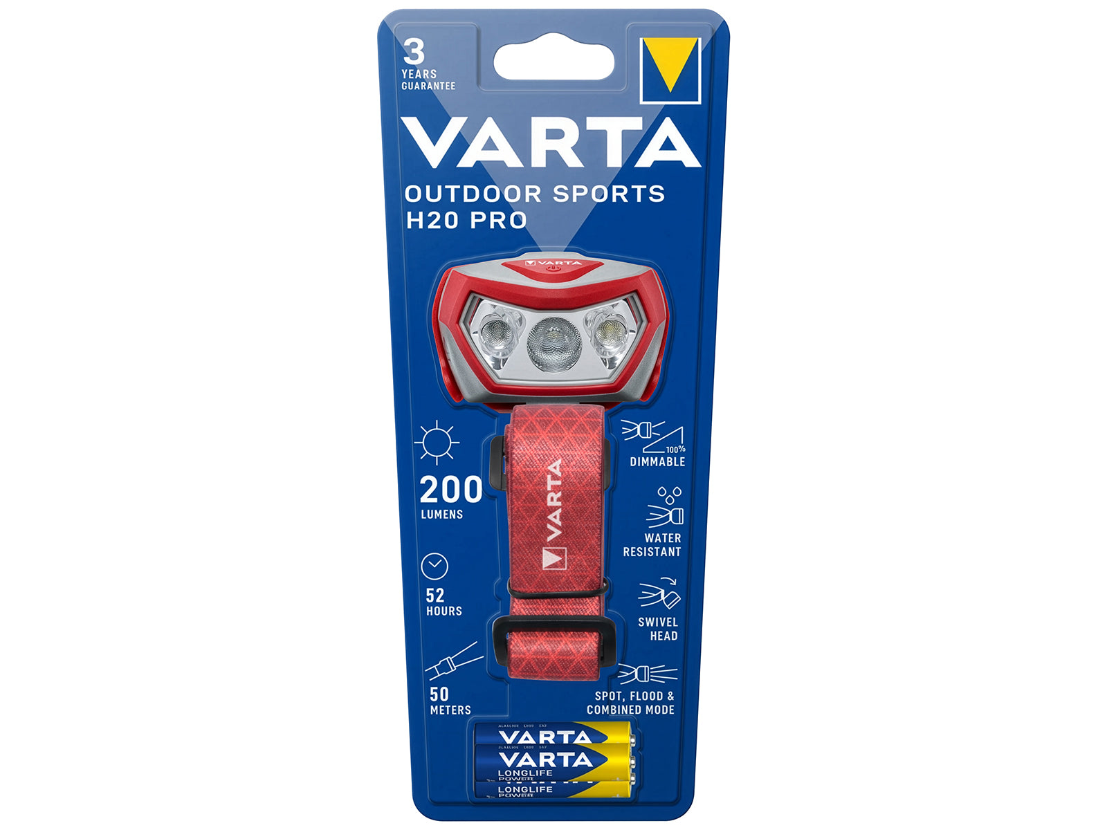 Blow Flashlights, hand lamps, headlamps – 71-348# Varta Indestructible H20 Pro Headlamp – image 3