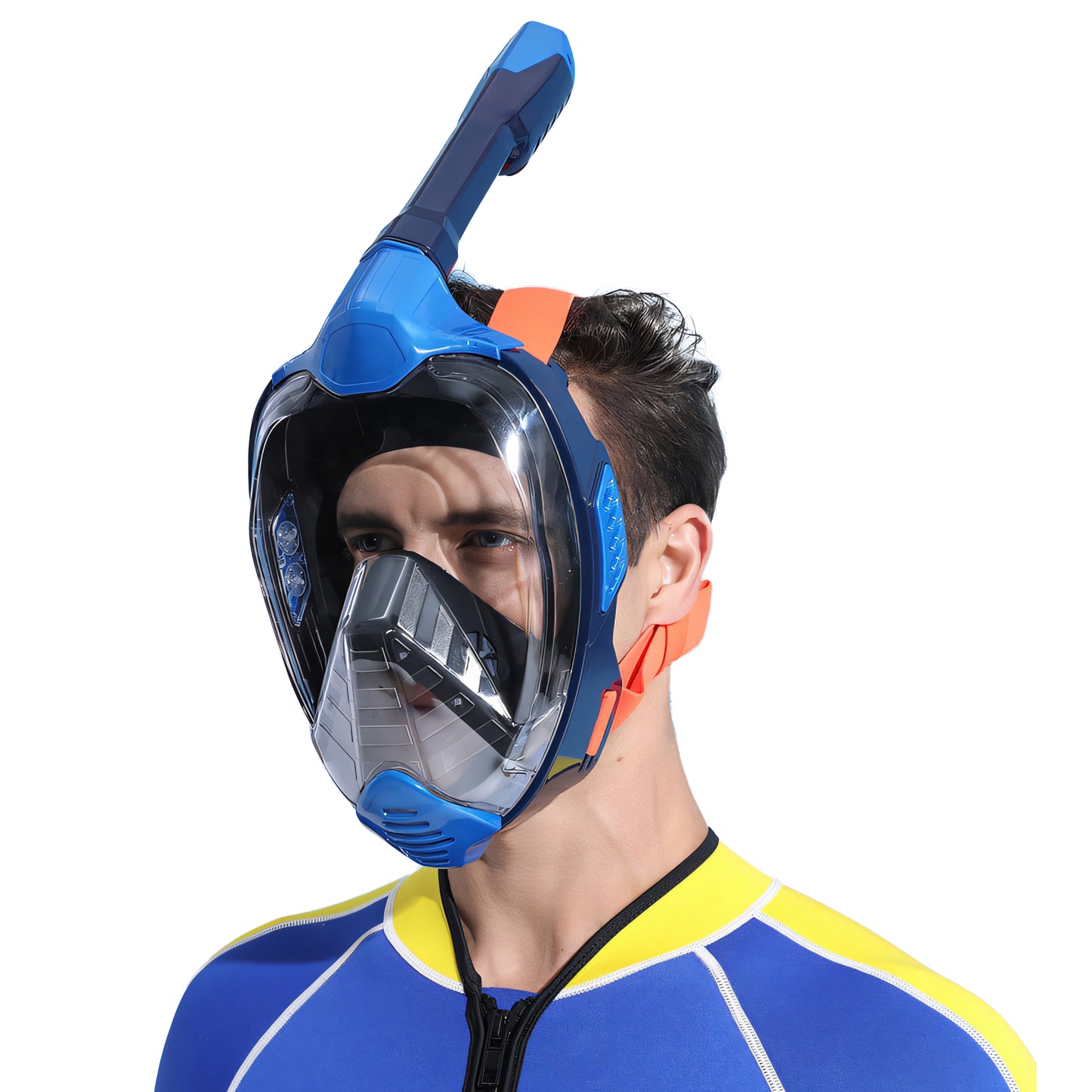 RTO Full-Face Snorkeling Diving Mask for Water, Sizes L/XL - SR255 – image 2