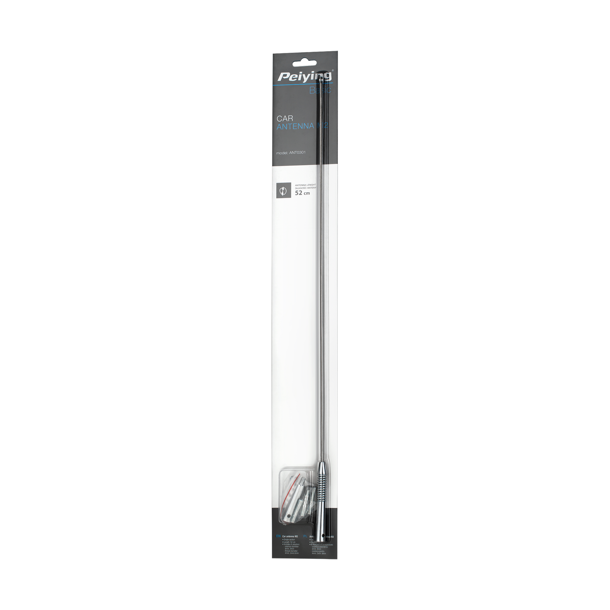 Peiying Antenna Masts and Whips – Peiying M2 Mast Car Antenna – image 3