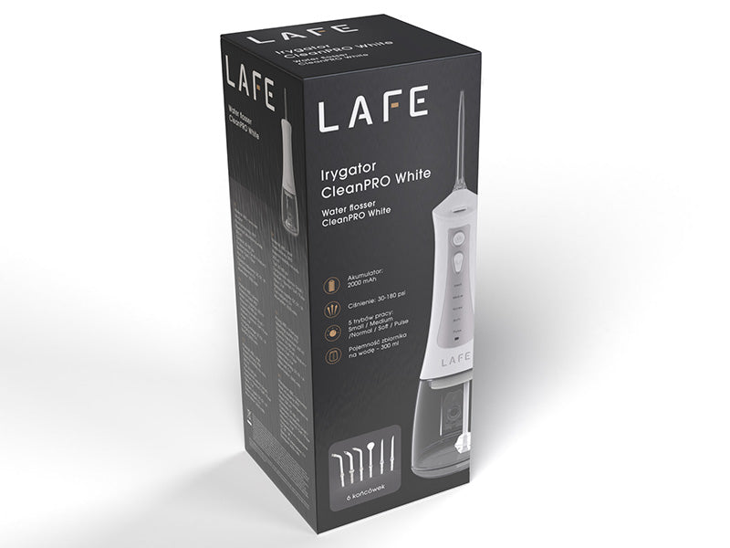 LAFE Oral Irrigators – LAFE CleanPRO White Oral Irrigator – image 9