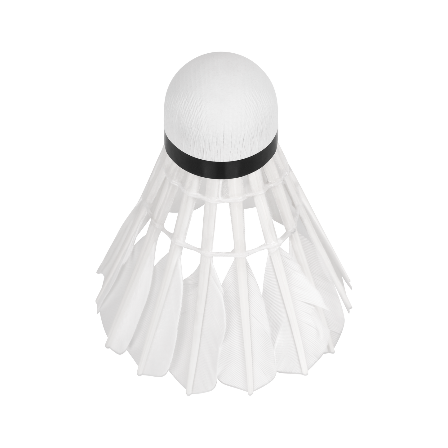 Rebel Feather shuttlecocks for badminton made of goose feathers, tube 6 pcs, REBEL ACTIVE – image 3