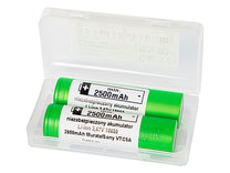 Blow "85-616# 18650 Li-ion battery, 2-pack, 2600 mAh, 3.6 V, Sony/Murata"