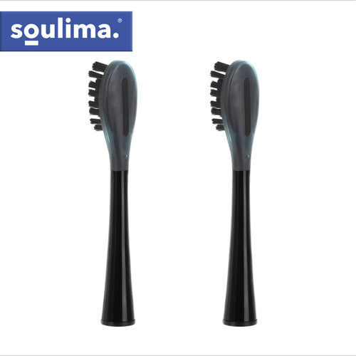 SOULIMA The remaining – Black Toothbrush Heads, 2-Pack, Soulima 26932 – image 8