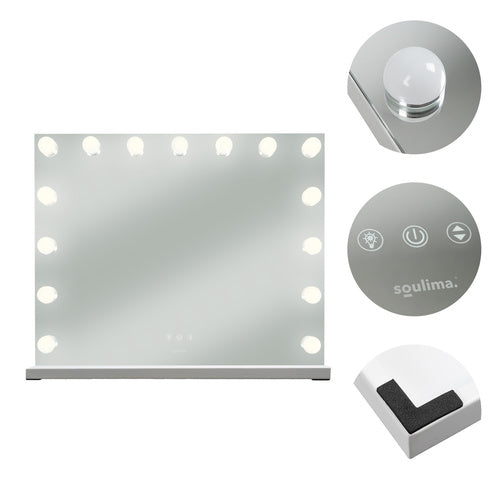 SOULIMA The remaining – Soulima 26129 58x46cm LED Makeup Mirror – image 5