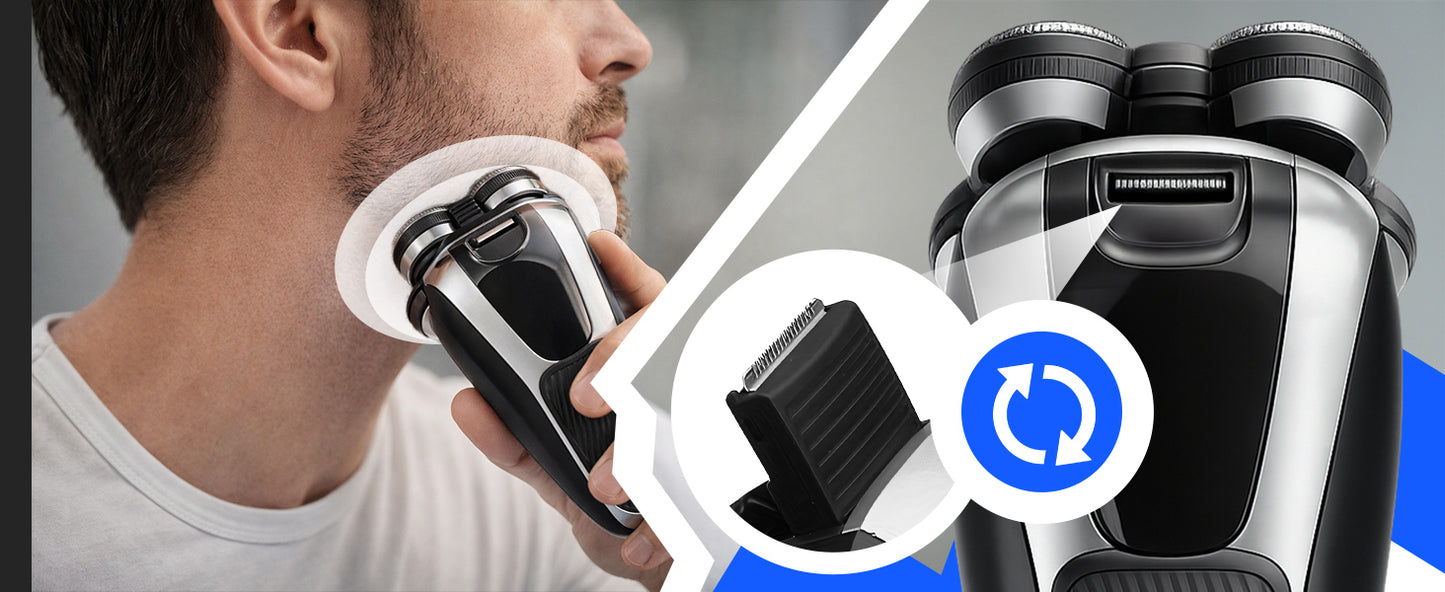 RTO Men's Shaver and Trimmer, Rechargeable Hair and Beard Trimmer, Model UR183 – image 4