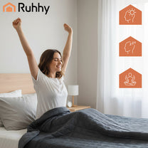 RUHHY The remaining – Ruhhy 24427 Weighted Blanket, 200x220 cm, 10 kg – image 11