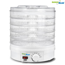 GreenBlue GreenBlue Mushroom, Vegetable, and Fruit Dehydrator, 250W - very quiet, tall tray (3.5 cm), 32 cm wide, GB190 – image 5