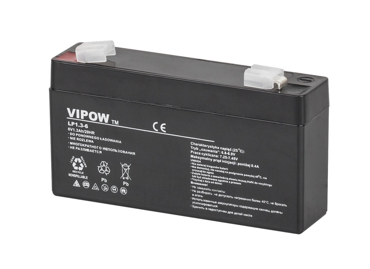 Vipow Gel batteries – VIPOW 6V 1.3Ah Gel Battery