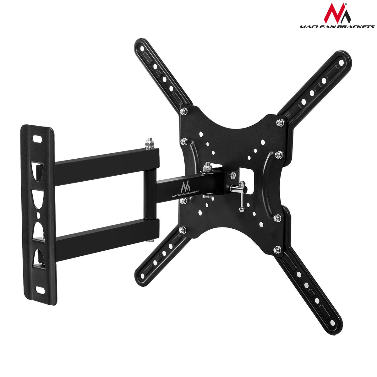 Maclean Maclean TV or Monitor Mount / Hanger, Universal, Max VESA 400x400, 13-60", 30 kg, Black, MC-759 – image 3