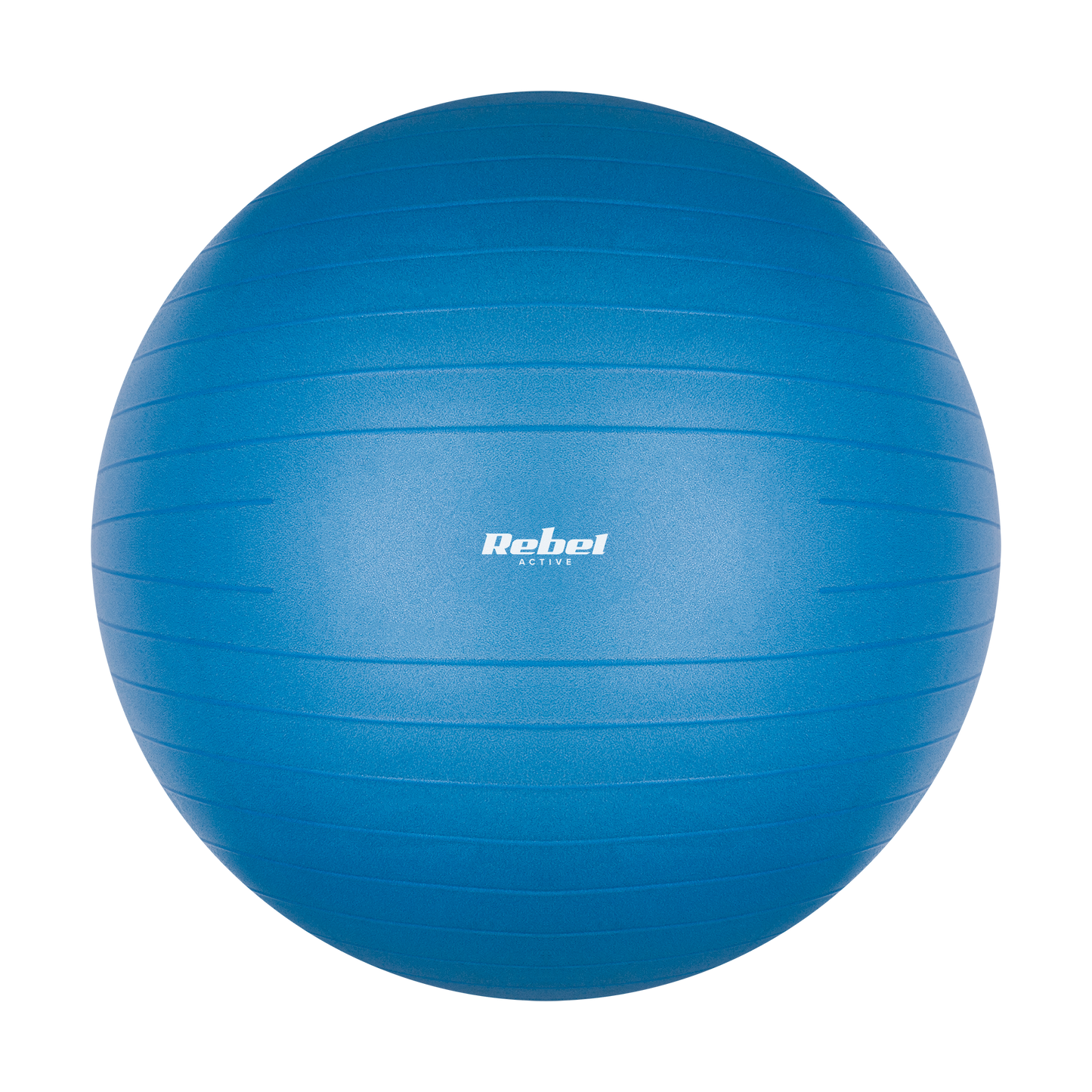 Rebel 55 cm Rehabilitation Exercise Ball with Hand Pump, Blue, REBEL ACTIVE – image 2