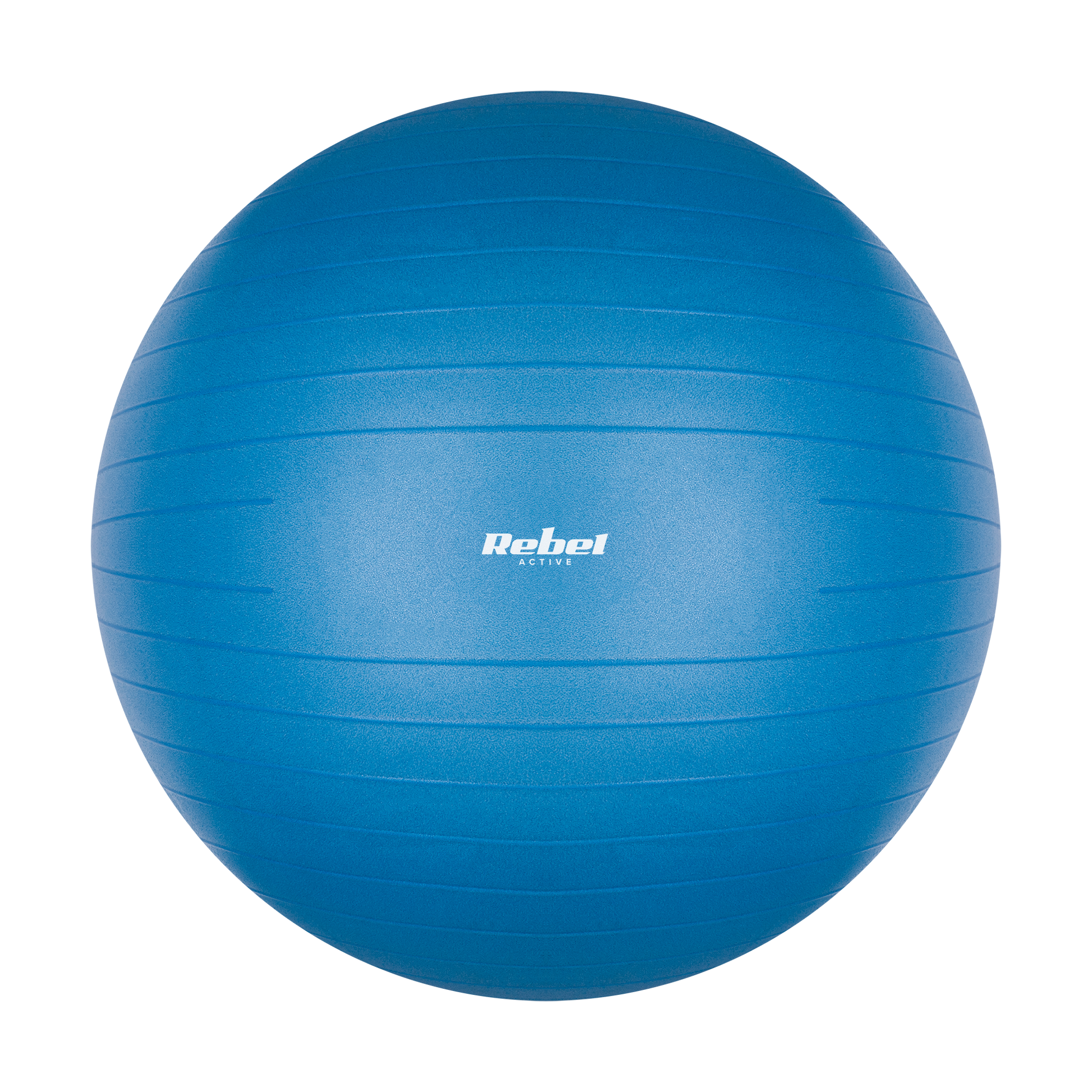 Rebel 55 cm Rehabilitation Exercise Ball with Hand Pump, Blue, REBEL ACTIVE – image 2