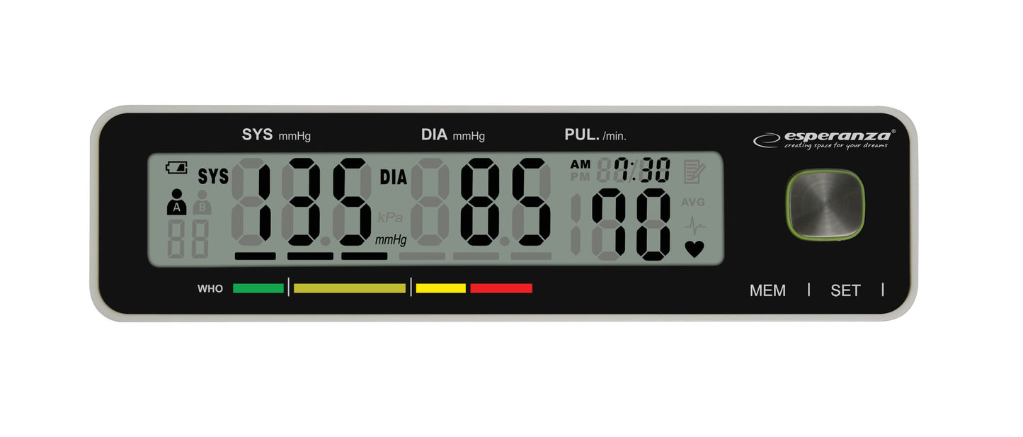 Esperanza Blood Pressure Monitors – ECB009 Esperanza Fervor Upper-Arm Blood Pressure Monitor – image 2