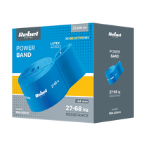Rebel Latex Exercise Band - Power Band PL-6, Blue 27-68 kg REBEL ACTIVE – image 3