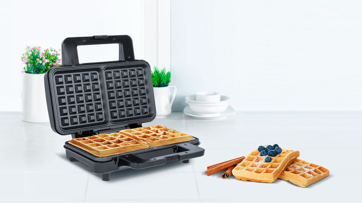 Teesa Waffle Makers – Waffle maker for 2 large waffles – image 5