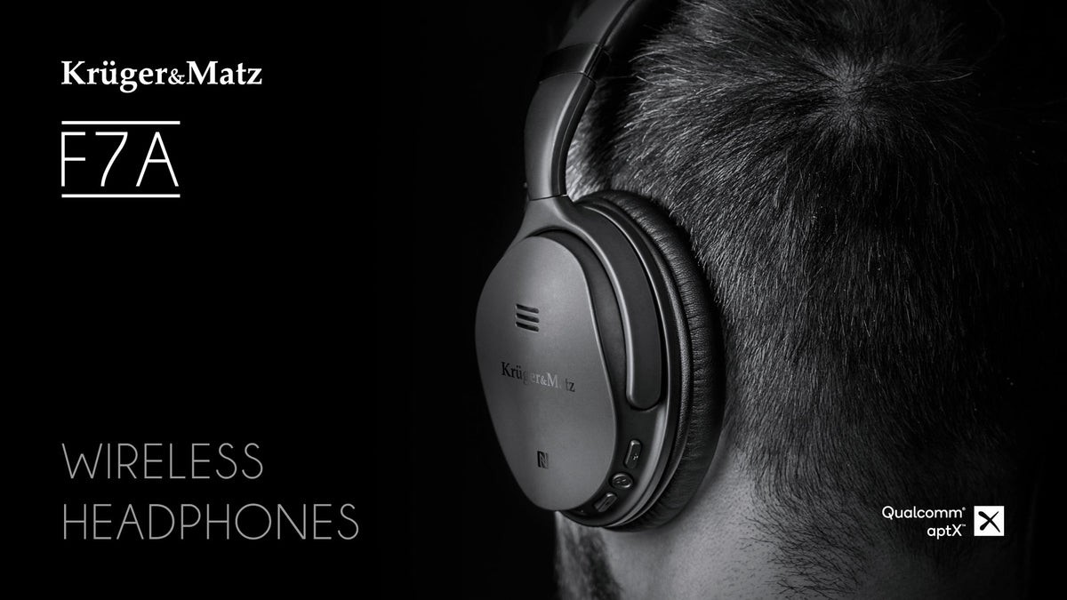 Kruger&Matz Kruger&amp;Matz F7A Wireless Over-Ear Headphones with ANC – image 8