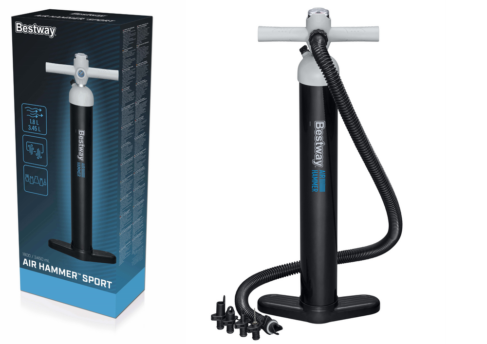 BESTWAY Pumps for – Bestway 62227 High-Pressure Hand Pump with Pressure Gauge