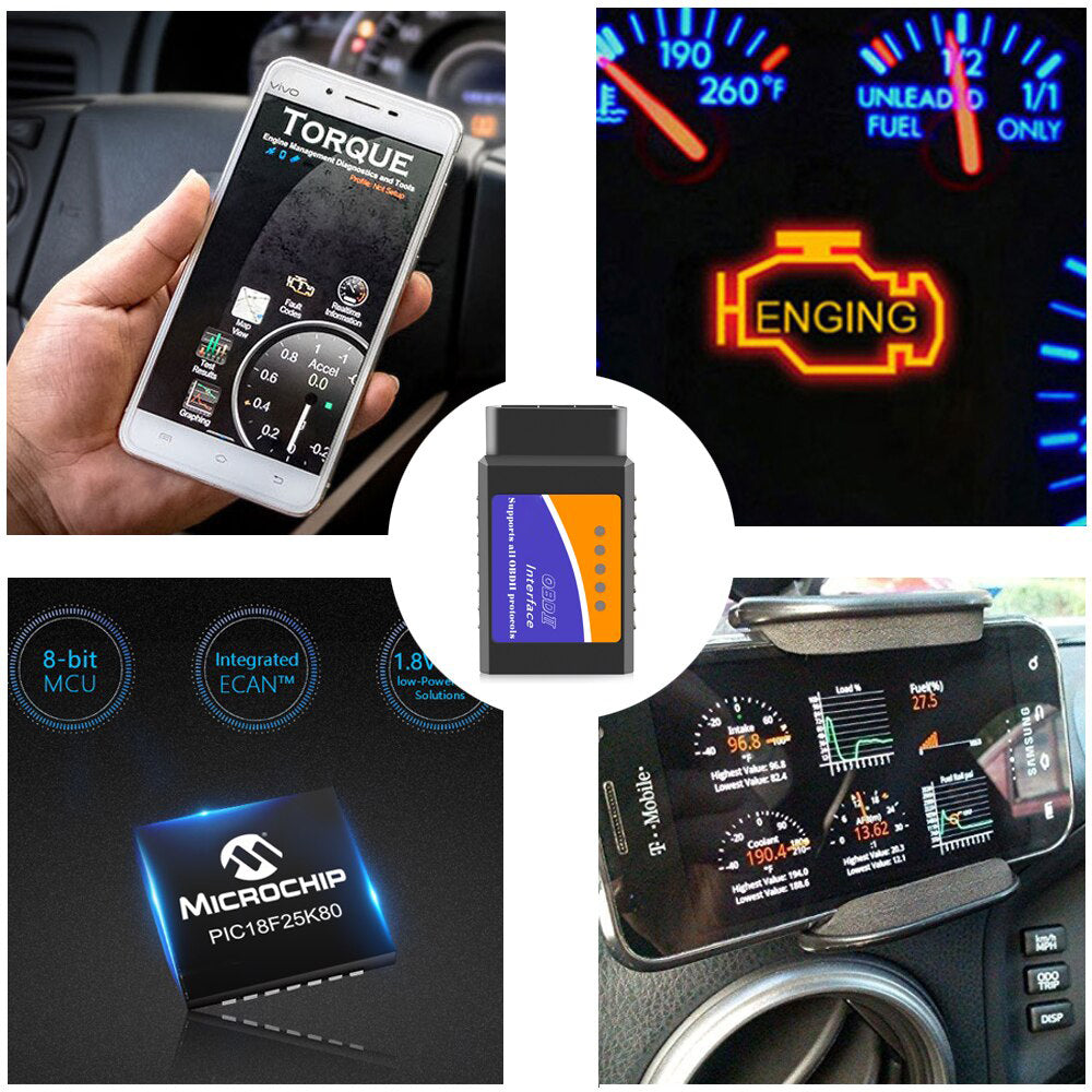 RTO Cosmetics – OBD2 ELM 327 Bluetooth Diagnostic Interface, BT Diagnostic Device – image 2