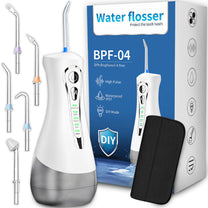 RTO Cordless Dental Water Flosser, 4 Modes, 7 Tips, 300 ml, Case Included – image 4