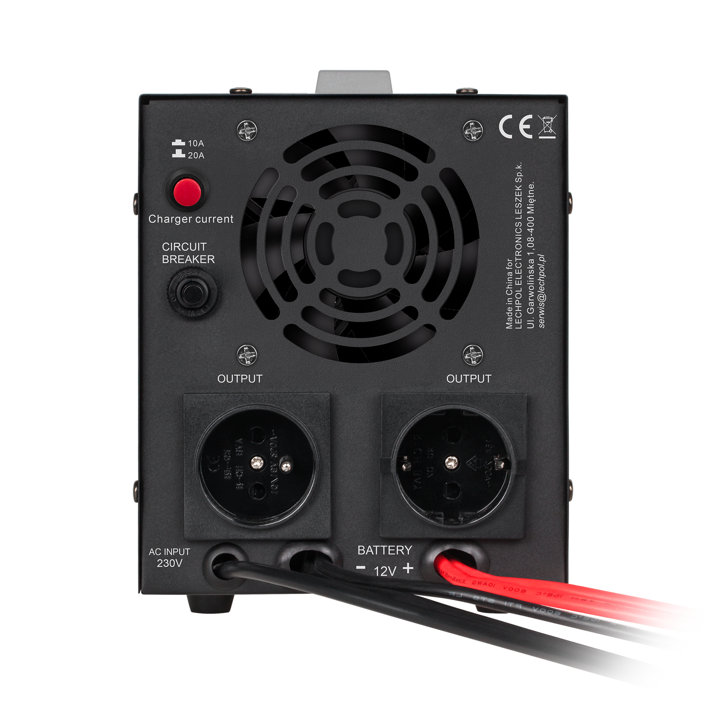 Rebel Rebel POWER-1000 Emergency Power Supply - a power converter with a pure sine wave output and a 12V charging function, 230V, 1000VA/700W – image 3