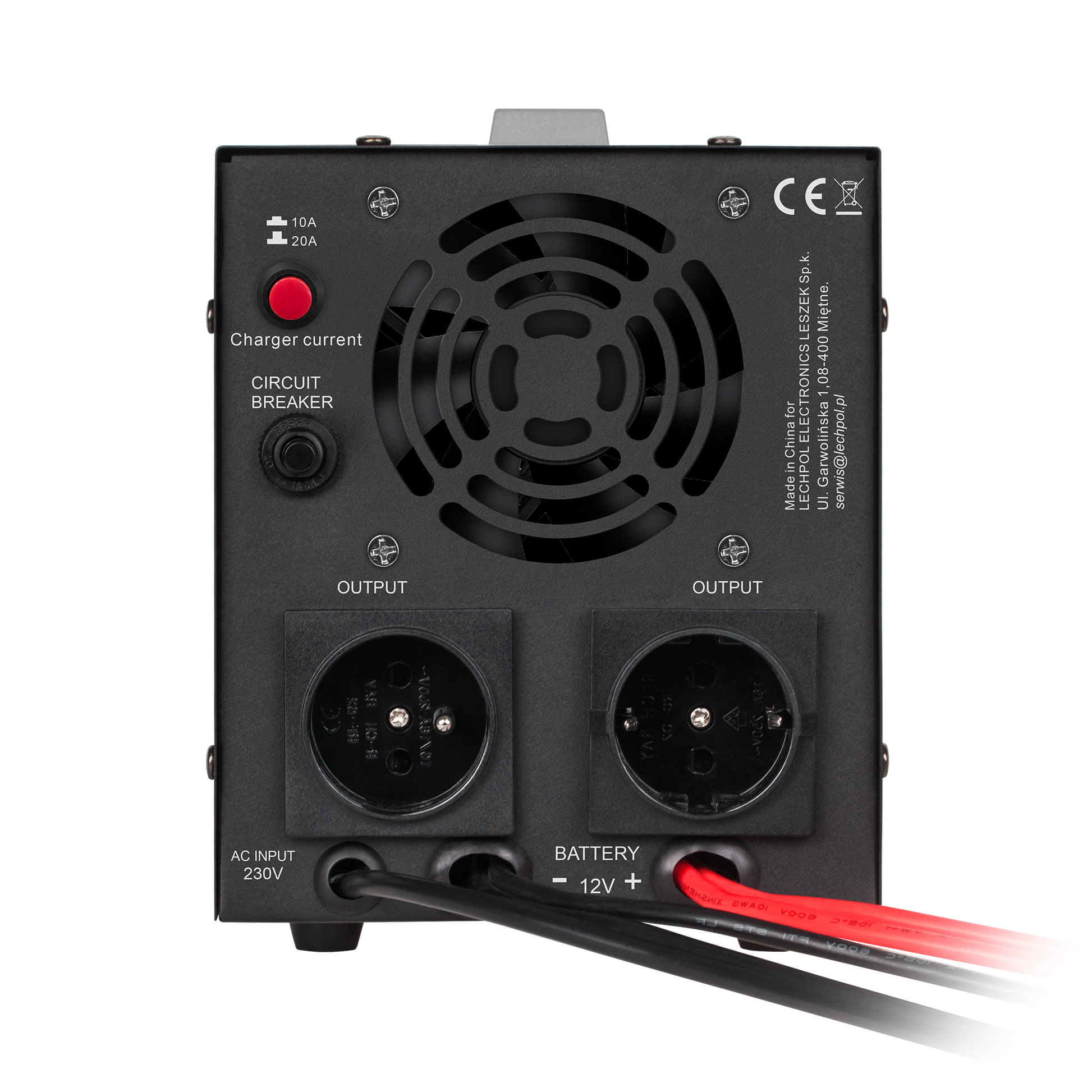 Rebel Rebel POWER-1000 Emergency Power Supply - a power converter with a pure sine wave output and a 12V charging function, 230V, 1000VA/700W – image 3