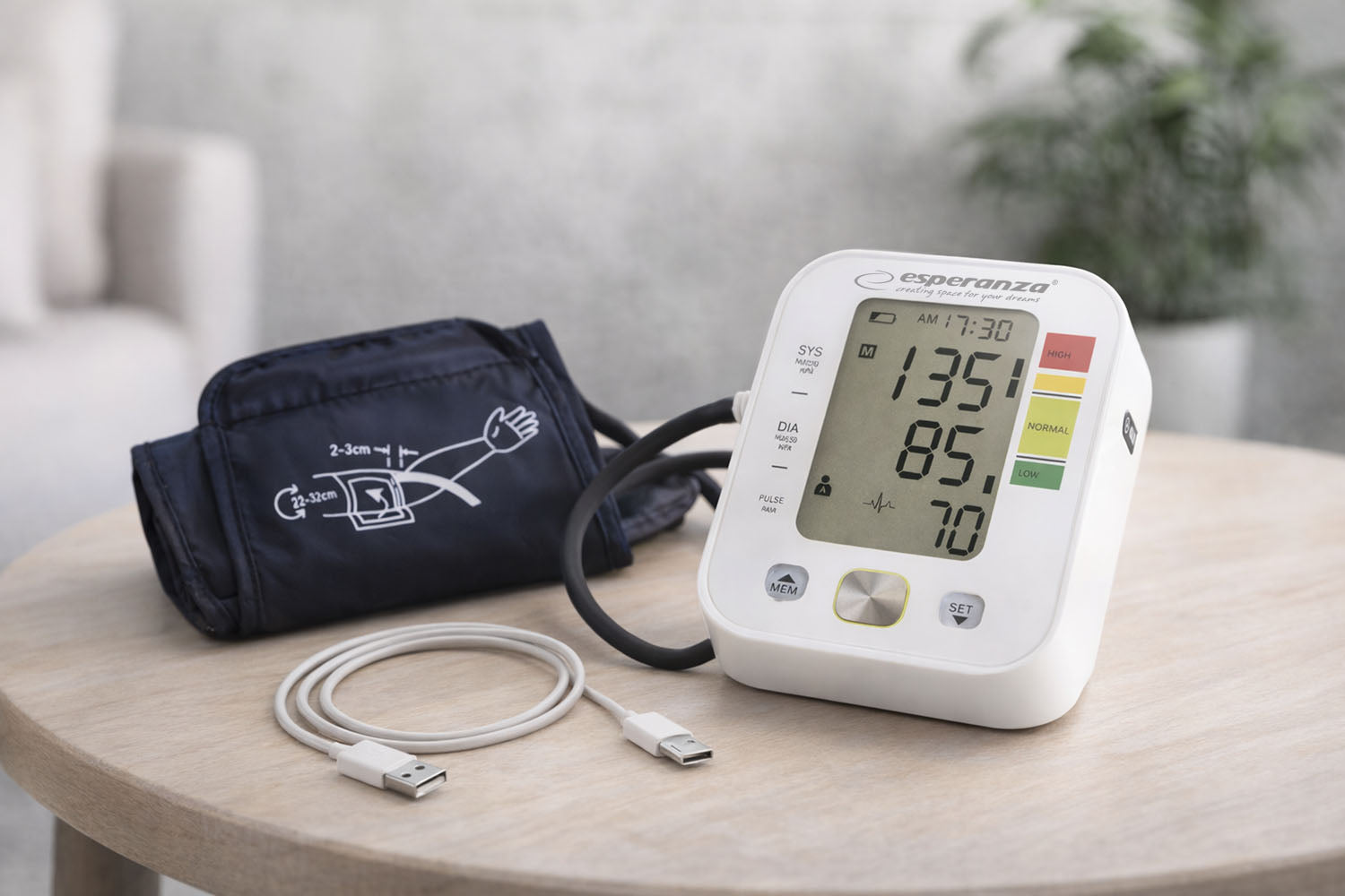 Esperanza Blood Pressure Monitors – ECB003 Esperanza Verve Upper-Arm Blood Pressure Monitor – image 5