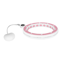 Rebel Smart Hula Hop Weight-Loss Hula Hoop with Counter, Nubs, and 50 cm Weight, Pink, REBEL ACTIVE – image 4