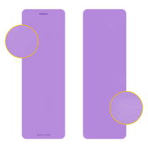 Rebel Exercise mat for yoga, Pilates, and fitness, 183x61 cm, 6 mm thick, TPE material, purple, REBEL ACTIVE – image 3